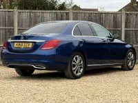 Used Mercedes C220 Premium 2018 Blue Sedan