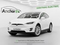 Used Tesla Model X Long Range AWD 306 kW (417 HP) 2020 White SUV