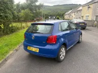 Used VW Polo SE 90 HP (66 kW) 2010 Blue Hatchback