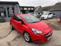 Used Vauxhall Corsa 90 HP (66 kW) 2018 Red Hatchback