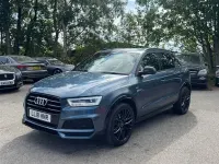 Used Audi Q3 Black Edition 180 HP (132 kW) 2018 Blue SUV
