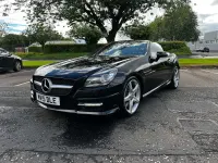 Used Mercedes SLK250 AMG 204 HP (150 kW) 2015 Black Cabriolet