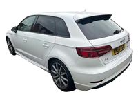 Used Audi A3 Sportback Black Edition 150 HP (110 kW) 2018 White Hatchback
