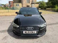 Used Audi A3 S-Line 184 HP (135 kW) 2015 Black Sedan