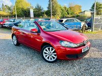 Used VW Golf Cabriolet S 122 HP (89 kW) 2013 Red Cabriolet