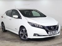 Used Nissan Leaf N-Connecta 110 kW (150 HP) 2018 White Hatchback