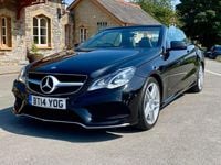 Used Mercedes E220 AMG 2014 Black Cabriolet