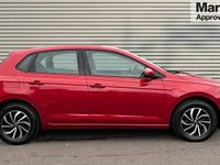 Used VW Polo Life 95 HP (69 kW) 2023 Kings red premium metallic Hatchback