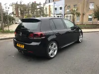 Used VW Golf VI R 270 HP (198 kW) 2011 Black Hatchback