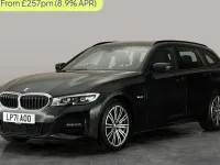 Used BMW 330e M Sport 292 HP (214 kW) 2022 Black Estate