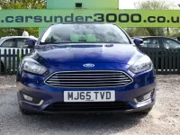Begagnad Ford Focus Titanium 125 HK (91 kW) 2015 Blå Halvkombi
