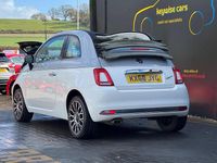 Used Fiat 500 Collezione 2018 White/grey Cabriolet