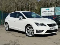 Used Seat Leon FR 150 HP (110 kW) 2016 White Hatchback