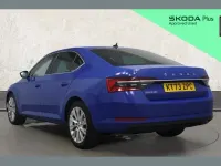 Used Skoda Superb SE L 160 HP (117 kW) 2023 Blue Hatchback