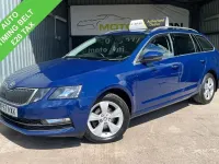 Used Skoda Octavia SE Technology 115 HP (84 kW) 2017 Blue Estate