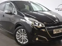 Used Peugeot 208 Allure 2017 Black Hatchback
