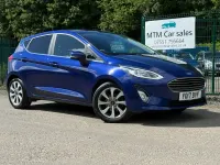 Used Ford Fiesta Zetec 100 HP (73 kW) 2017 Blue Hatchback