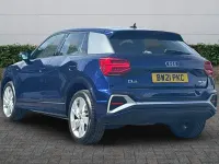 Begagnad Audi Q2 S-Line 150 HK (110 kW) 2021 Blå SUV