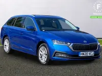 Used Skoda Octavia SE L First Edition 150 HP (110 kW) 2020 Blue Estate