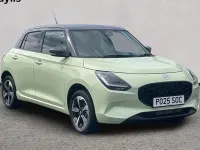 New Suzuki Swift 2025 Yellow Hatchback