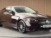 Used Mercedes E220 AMG line 194 HP (142 kW) 2023 Red Coupe