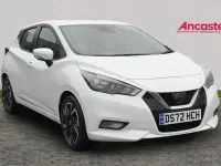 Second-hand Nissan Micra Acenta 91 CP (66 kW) 2022 Alb Hatchback