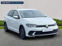 Used VW Polo Life 95 HP (69 kW) 2023 White Hatchback