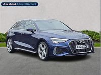 Used Audi A3 S-Line 110 HP (80 kW) 2024 Blue Hatchback