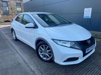 Used Honda Civic EX 2013 White Hatchback