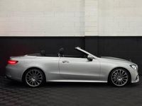 Used Mercedes E220 AMG Line Premium 194 HP (142 kW) 2018 Silver Cabriolet