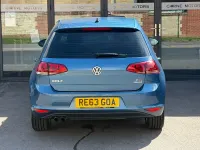 Used VW Golf VII GT 140 HP (102 kW) 2013 Blue Hatchback