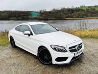 Used Mercedes C220 AMG line 170 HP (125 kW) 2017 White Coupe