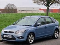 Used Ford Focus Zetec 2009 Blue Hatchback
