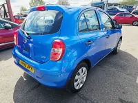 Usata Nissan Micra Visia 98 CV (72 kW) 2011 Blu Utilitaria