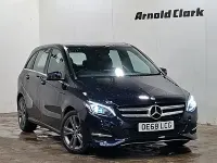 Used Mercedes B180 Exclusive 122 HP (89 kW) 2018 Blue Hatchback
