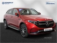 Used Mercedes EQC400 AMG line 300 kW (408 HP) 2020 Red SUV