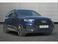 Used Audi Q7 Black Edition 286 HP (210 kW) 2022 Navarra blue SUV