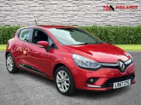 Used Renault Clio Dynamique 75 HP (55 kW) 2017 Red Hatchback