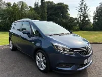 Used Vauxhall Zafira SRi 140 HP (102 kW) 2017 Blue MPV