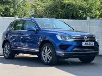 Used VW Touareg SE 258 HP (189 kW) 2016 Blue SUV