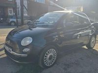 Used Fiat 500 Lounge 69 HP (50 kW) 2011 Black Hatchback