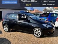 Used Vauxhall Corsa 75 HP (55 kW) 2017 Black Hatchback