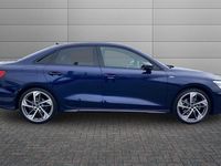Used Audi A3 Black Edition 150 HP (110 kW) 2024 Blue Sedan