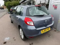 Used Renault Clio Dynamique 98 HP (72 kW) 2009 Blue Hatchback