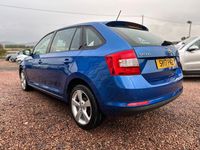 Used Skoda Rapid SE 90 HP (66 kW) 2017 Blue Hatchback