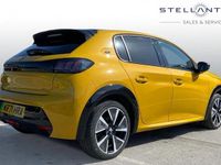 Used Peugeot e-208 Premium 98 kW (134 HP) 2021 Yellow Hatchback
