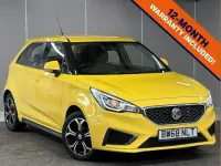Used MG MG3 Exclusive 106 HP (77 kW) 2019 Yellow Hatchback