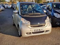 Begagnad Smart ForTwo Coupé Passion 71 HK (52 kW) 2011 Silver Sportkupé