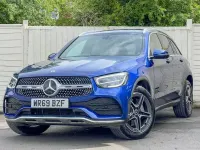 Used Mercedes GLC300 AMG line 268 HP (197 kW) 2019 Blue SUV