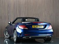 Used Mercedes SLC300 AMG line 2018 Blue Cabriolet
